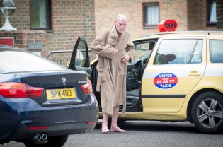 © Ian Whittaker. 09/07/2016 Paul Gascoigne outside his Dorset home, after a visit to his local off-licence. Photo credit : Ian Whittaker
