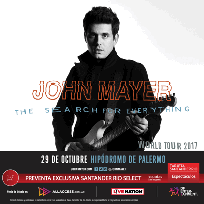 John Mayer 2017 Hipodromo