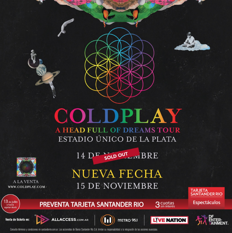 coldplay argentina