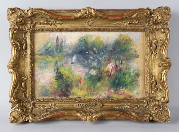 Una mujer compró un cuadro de Renoir por siete dólares