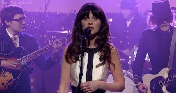 She & Him en el show de Letterman