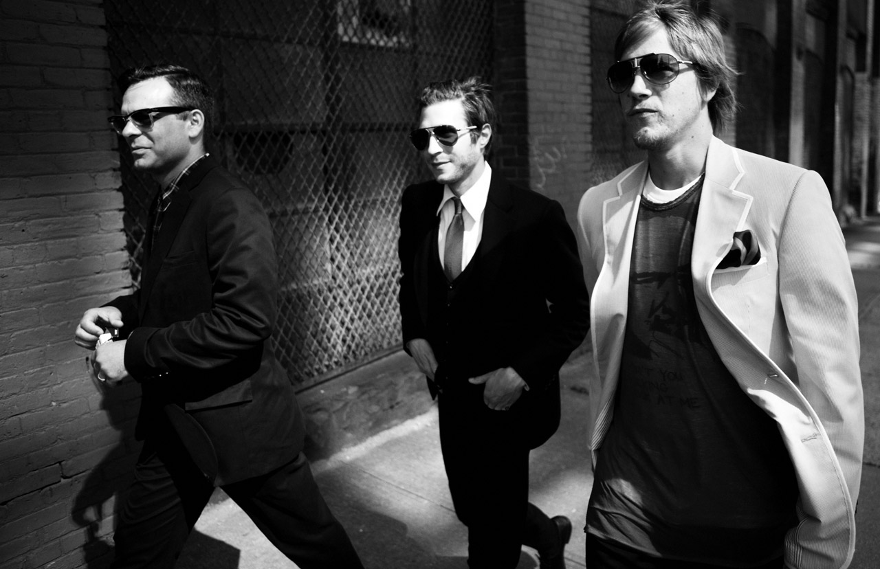 Interpol en el estudio de grabación