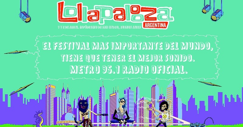 LOLLAPALOOZA: Line-up DÍA x DÍA