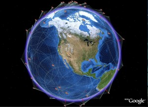 El mundo en satélites