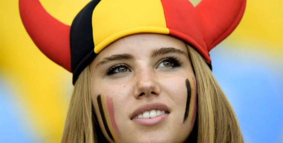 Facebook censuró a la modelo belga del Mundial