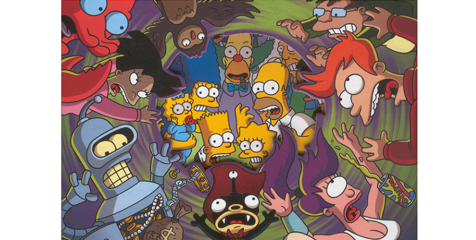 Los Simpson y Futurama se encontrarán en un capítulo