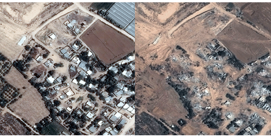 Gaza: el antes y después