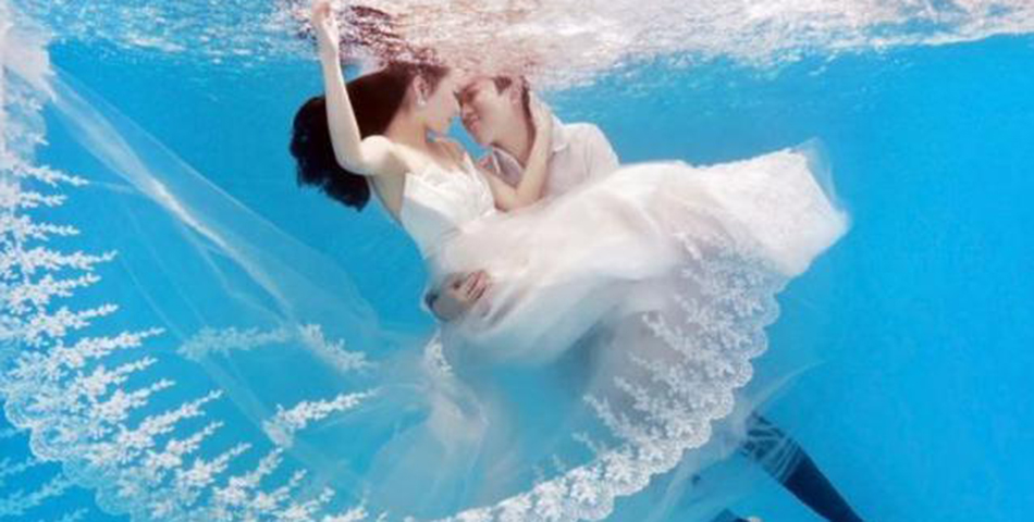 Bajo del mar: la nueva moda en bodas chinas