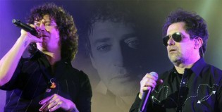 Andrés Calamaro y Enrique Bunbury homenajearon a Cerati