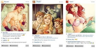 Las Selfies de los personajes de Disney