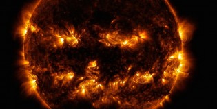 El sol se disfrazó de Halloween