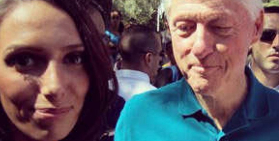 Bill Clinton, en el horno por una selfie