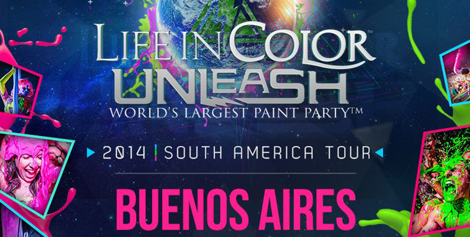 ¿Con ganas de ir al Life in Color Unleash?