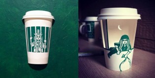 Arte con Starbucks