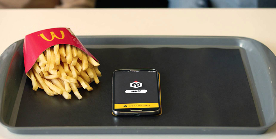 Lanzan una aplicación para que no te roben papas fritas