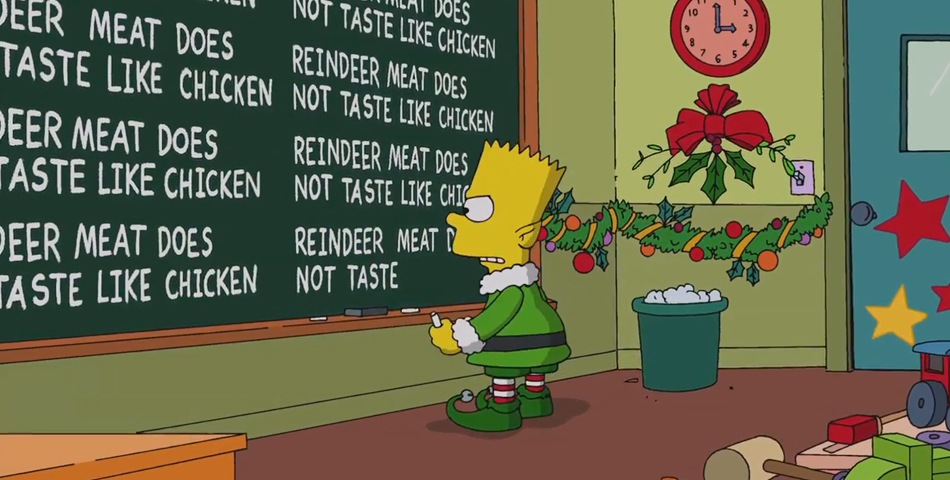 Intro de los Simpson para navidad 2014