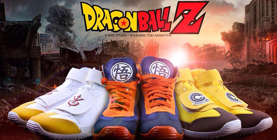 Llegaron las zapatillas de Dragon Ball Z