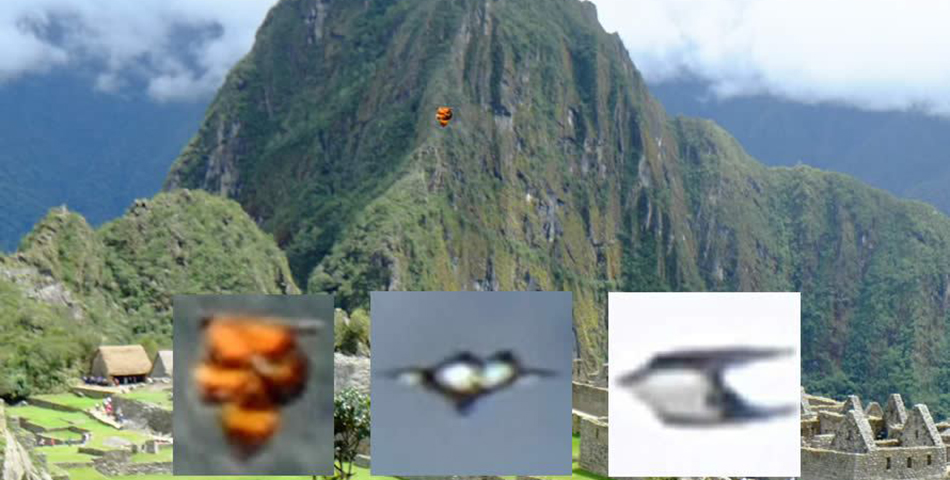 Fotografiaron objetos aeroanómalos en Machu Picchu