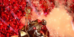 Katy Perry deslumbró en el Super Bowl