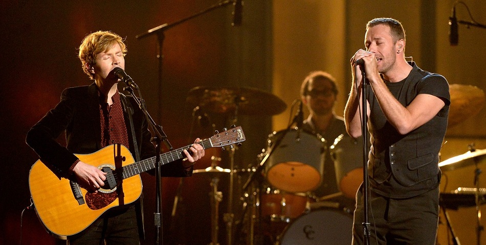 Beck y Chris Martin