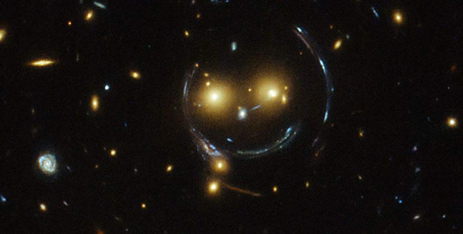 La galaxia con carita