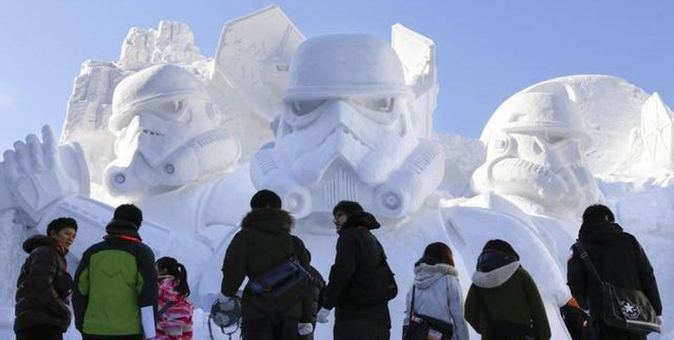 El muñeco de nieve de Star Wars