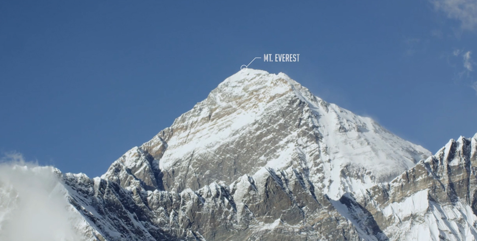 Así es el Himalaya desde arriba