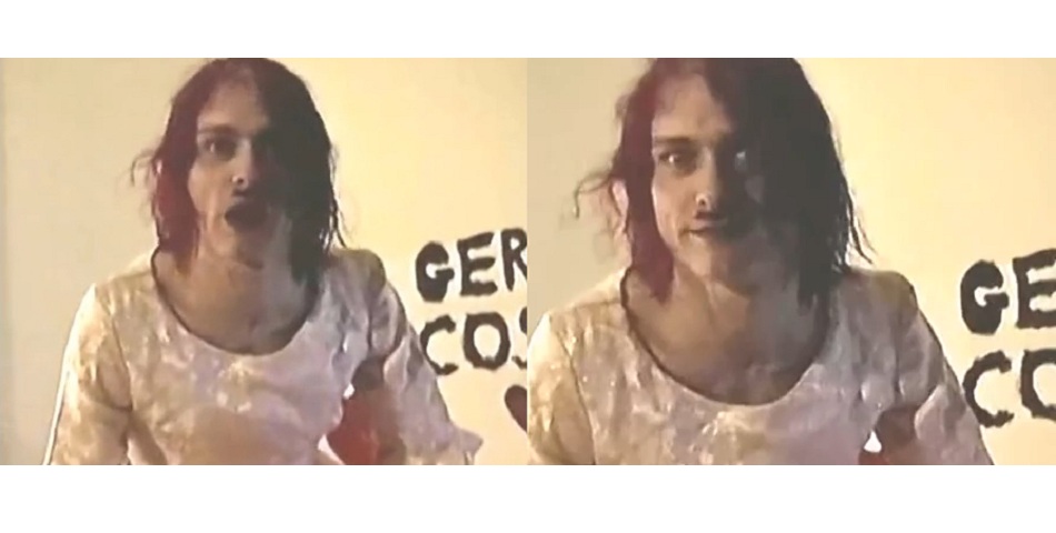 Kurt Cobain vestido de novia