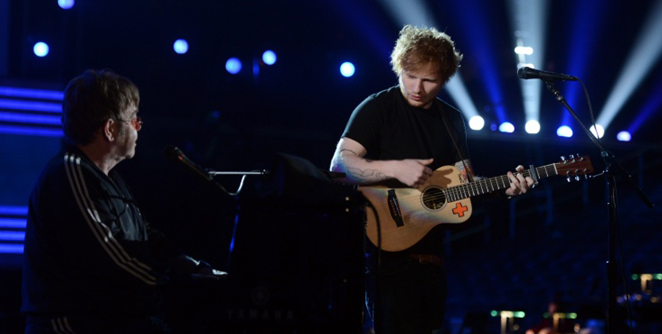 Ed Sheeran, Elton John y un clásico inolvidable