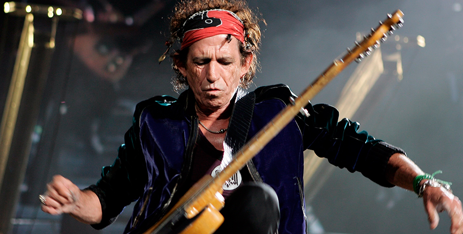 Keith Richards, el bravucón del año