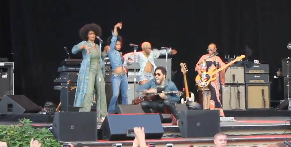 El accidente de Lenny Kravitz