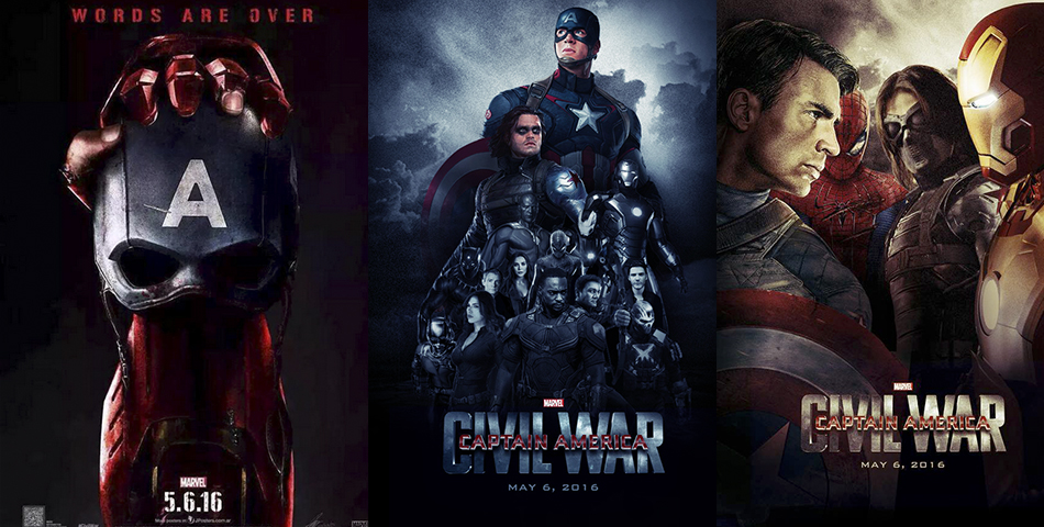 Posters alternativos de Captain America: Civil War