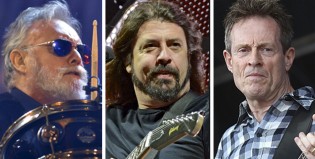 Foo Fighters con Roger Taylor y John Paul Jones