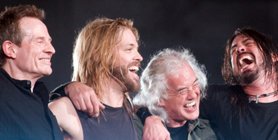 Foo Fighters y una de Led Zeppelin