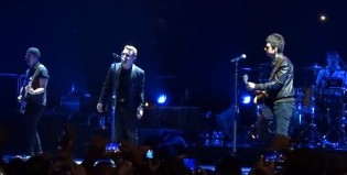 U2 y Noel Gallagher  juntos en vivo