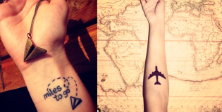 Los mejores tatuajes inspirados en viajes