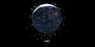 Seis décadas de basura espacial
