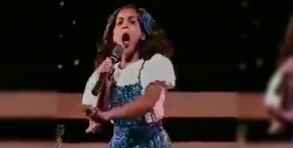 Así cantaba Beyoncé cuando tenía 7 años
