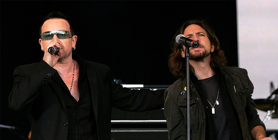 Pearl Jam tocó un tema de U2