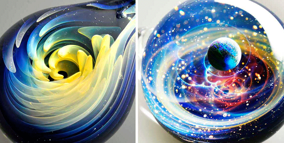 Increíbles esferas de cristal que parecen galaxias