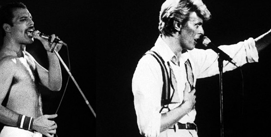 Solo las voces David Bowie y Freddie Mercury en “Under Pressure”