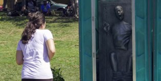 El baño portatil te congela en carbonita