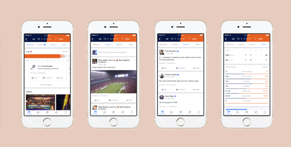 Facebook te mostrará resultados deportivos al instante