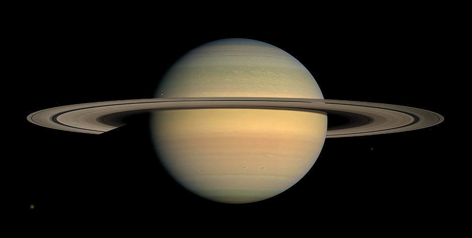 La foto más perfecta de Saturno
