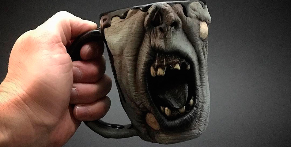 ¿Viste la  taza zombie?