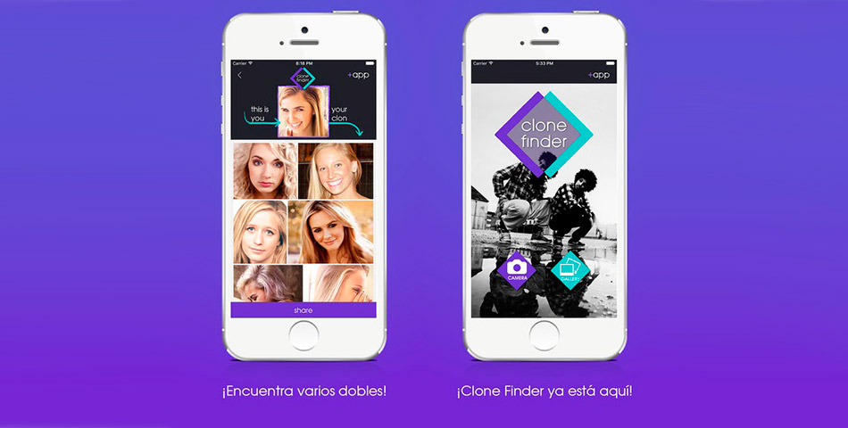 Clone Finder, la aplicación que busca a tu doble