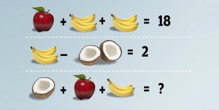 La matemática y la fruta enloquecen internet