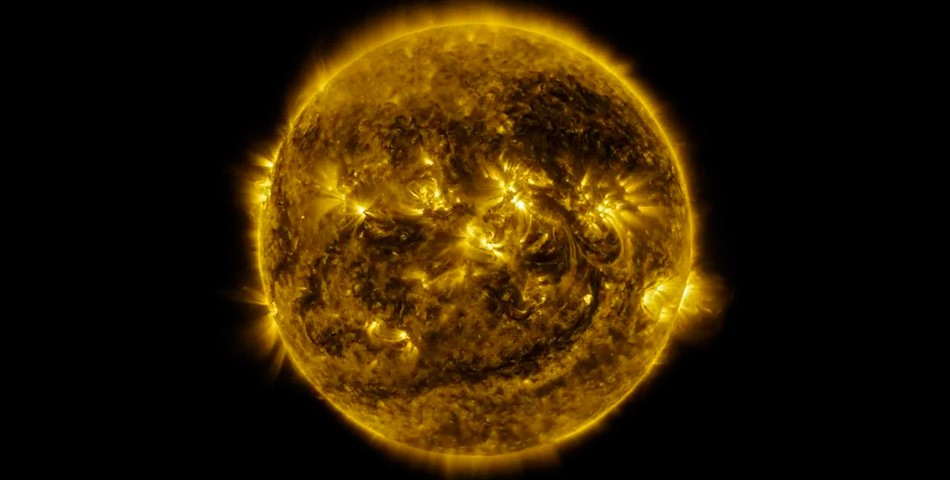 La NASA resumió un año de actividad solar en pocos minutos