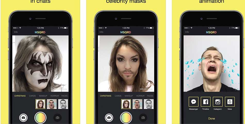 MSQRD la app furor de caras llegó a Android