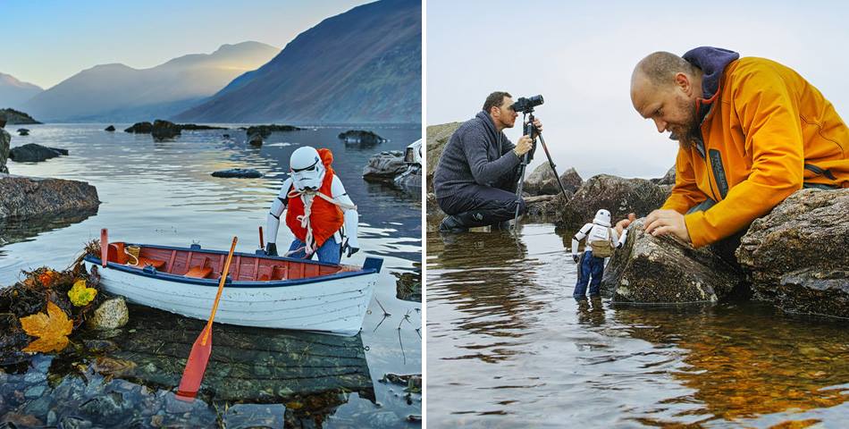 Las fotos bizarras del artista que impactan por su peculiar protagonista